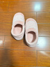 京东京造家居包脚棉拖鞋轻简毛绒保暖包跟棉拖鞋女款 花簇粉38-39 JZ-3222 实拍图