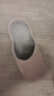回力日系柔软情侣棉拖秋冬家居室内保暖棉鞋女款HL0006粉色40-41码 实拍图