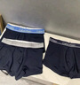Calvin Klein内衣男士本命年新年红三条装ck低腰棉质防夹臀内裤男 NP2765ORSS-藏青/太空黑/碳灰 3条 M 实拍图