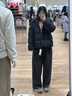 优衣库女装羽绒茄克/柔软面料外套夹克479212 09 黑色 XS 实拍图