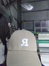 【热巴同款】加大棒球帽帽子男女大头围显脸小春夏字母百搭棒球帽 刺绣款-卡其 实拍图