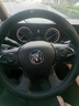 别克方向盘套真皮GL8微蓝6威朗昂科威君越君威世纪E5车把套超薄款 圆形超薄款【双色线】带车标 实拍图