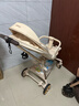 丸丫T6-2遛娃神器高景观婴儿推车可坐可躺轻便折叠可换向香槟金PLUS 实拍图