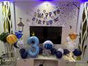 多美忆生日场景布置男孩生日气球道具氛围布置场景儿童派对装饰太空桌飘 实拍图