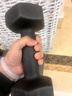 诚悦彩色浸塑哑铃男女士家用健身肌肉手臂塑形轻重量雅黑5kg*2CY-571 实拍图