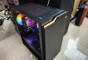 爱国者（aigo）JV13黑色 电脑台式主机箱 桌面matx小机箱（透明侧板/ITX主板/240水冷/RGB灯条） 实拍图