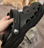 CROCS卡骆驰洞洞鞋贝雅男鞋女鞋轻便耐磨一脚蹬拖鞋休闲鞋|10126 黑色-001 41 /42(260mm) 实拍图