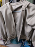 优衣库女装快干休闲拉链连帽外套长袖运动卫衣开衫479603 30 浅米色 L /160/88A 实拍图