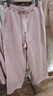 优衣库童装女童仿羊羔绒休闲宽腿裤阔腿裤加绒裤子秋冬478169 10 水粉色 160 实拍图