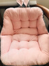 南柯一梦 加绒坐垫地上座椅一体靠垫 办公室椅子垫学生坐垫靠背屁股垫保暖 小号兔耳朵粉色【40*40】 实拍图