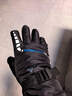 冬季新款男士保暖手套户外滑雪摩托车电动车骑行手套骑车加绒加厚 【防风加绒三角款】--时尚蓝 均码1双【适用于掌围19-24cm】 实拍图
