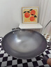 古臻匠锤纹铁锅炒锅无涂层平底圆底氮化不易粘不易锈炒菜家用 圆底 32cm 实拍图