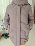 鸭鸭（YAYA）冬装羽绒服女中长款新款中老年女装妈妈加厚冬季过年穿老人外套QC YE3B633373B-紫色 XL 建议100-115斤 实拍图