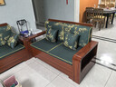 辰娅 实木沙发 胡桃木实木沙发组合现代中式冬夏两用大小户型储物家具 五人位+贵妃榻 实拍图
