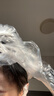 泊紫汀兰染头发膏剂纯天然植物盖白发泡泡一梳黑茶色不沾头皮无刺激男女士 实拍图