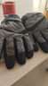 目丸保暖手套男女户外冬天骑行防寒风加绒厚触屏女防水冬季棉滑雪手套 9#深灰色 深度暖手套-男款 实拍图