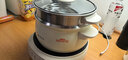 美的（Midea）电煮锅 电火锅 电热锅 电炒锅 分体式可拆洗 2.6L小电锅 学生宿舍多功能锅泡面锅 XZC2088S 配蒸笼 实拍图