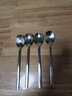 拾画316L不锈钢汤勺汤匙 加大加厚勺子餐勺饭勺汤勺调羹分餐勺4只装 实拍图