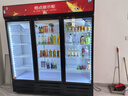 格点大容量饮料柜商用冰柜直冷藏展示柜酒水柜纯风冷无霜保鲜柜超市玻璃门冰箱立式啤酒柜 大三门下机组风冷 360°循环速冷款 实拍图