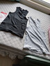 浪莎粗螺纹背心男100%纯棉修身全棉跨栏打底汗衫运动训练美式紧身健身 ·【1灰1黑】· 纯棉粗螺纹 3XL /185：修身版型建议选大一码 实拍图