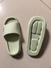2025年踩屎感拖鞋家居防滑拖鞋女EVA防臭轻便超软凉拖鞋男 升级款-绿色 38-39 【建议拍大一码】 实拍图