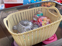 【特惠限量抢】仿藤编桌面收纳篮塑料收纳筐厨房储物筐 多功能收纳筐【1个】14.5*9.5*7cm 实拍图
