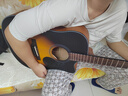 KEPMA卡普马EDC/EAC/D1C/A1C吉他旗舰民谣卡马卡玛木吉它初学电箱男女 41英寸【升级款】EDC渐变色 实拍图