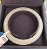 净心石【新年礼物】和田玉手镯青白玉女款平安镯内径约59-60mm 实拍图