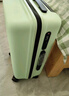 米家小米行李箱20英寸拉杆箱可登机箱万向轮旅行箱男女小型密码箱绿色 实拍图