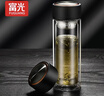 富光男女士双层玻璃杯 支持团购经典简约304茶隔水杯子便携创意泡茶杯 实拍图