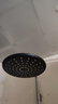 四季沐歌（MICOE）增压淋浴花洒喷头顶喷 加压浴室顶喷大面板出水圆形顶喷【雅黑】 实拍图