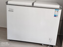 美的（Midea）220L双温双箱家商两用冰柜展示柜雪糕柜大容量冷柜保鲜玻璃门冷藏冷冻两用卧式冰箱BCD-220VM(E) 实拍图