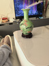 傲世景德镇陶瓷器新中式花瓶工艺品客厅摆件酒柜玄关茶室博古架装饰品 豆青釉清荷赏瓶+底座 实拍图