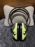 3M隔音耳罩睡觉防噪音工业降噪33db 黑绿色X4A耳罩 1副 实拍图