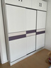 白浅【免费安装】衣柜卧室储物柜子移门衣橱简易推拉门大衣柜 【三门】2米主柜+顶柜 实拍图