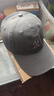 蓝诗梦戴帽子男女春秋新款鸭舌帽情侣字母刺绣显气质休闲棒球帽 深灰色 实拍图