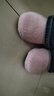 内泊（NEIBO）【超舒服】乳胶棉拖鞋女冬季天室内家居防滑防臭橡胶软底羊毛粉36 实拍图