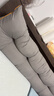 南极人（Nanjiren） 床头靠垫双人软包榻榻米大靠背三角靠垫沙发靠腰背长条床头靠枕 YG时尚灰-磨毛四季款】 180cm*12cm 枕套 长180宽12高40 实拍图