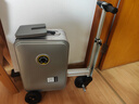 Airwheel爱尔威电动行李箱可骑行拉杆箱可坐可代步铝框箱包20英寸登机箱 实拍图