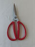 张小泉 家用剪刀手工剪刀办公剪刀红色单把装HBS-198 实拍图