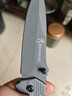 煌利（HUANGLI）德国户外装备求生刀具小刀防身折叠刀多功能随身便携野外瑞士折刀 Q9灰色 实拍图