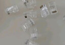 山泽 超五类网线水晶头 cat5e电脑千兆网络连接器 RJ45工程级8P8C超5类镀金水晶头 100个/盒 WL-5100 实拍图