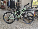 凤凰（Phoenix） 上海凤凰山地自行车成人男士女式学生变速宽胎越野赛车公路单车 钢架辐条轮绿【省力全轴承】 26寸24速【参考:158-188cm】 实拍图