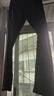 【免烫抗皱】西裤男修身裤子男直筒裤西装裤长裤职业男男裤工装裤 黑色哥弟纹722【常规款】 33 【2尺6腰围】 实拍图