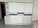 白浅【免费安装】衣柜卧室储物柜子移门衣橱简易推拉门大衣柜 【三门】2米主柜+边柜 实拍图