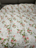 富安娜家纺床上四件套纯棉100%全棉床笠床品双人加大被套汐颜230*229cm 实拍图