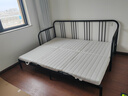 宜家（IKEA）费斯多多功能铁艺床坐卧两用单人床耐用小户型沙发床 坐卧两用床含【硬++】椰壳纤维床垫*2 实拍图