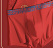 恒源祥【10A抗菌】本命年男士内裤纯棉红色内裤男马年新品骐骥红4条袋装 实拍图