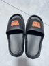 卡通小熊拖鞋2025夏季外穿软底拖鞋女EVA居家凉鞋拖鞋男 黑色小熊 42-43 实拍图