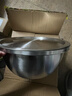 宇太（YUTAI）304不锈钢盆家用打蛋凉拌和面烘焙盆加深汤盆厨房洗菜盆 WDG28 实拍图